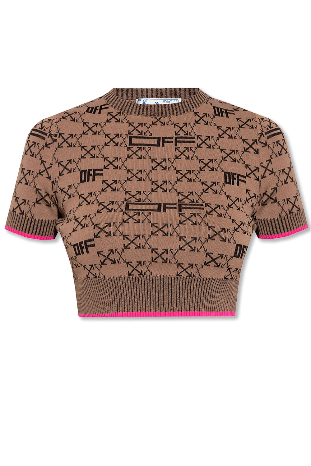 Crop top with monogram
