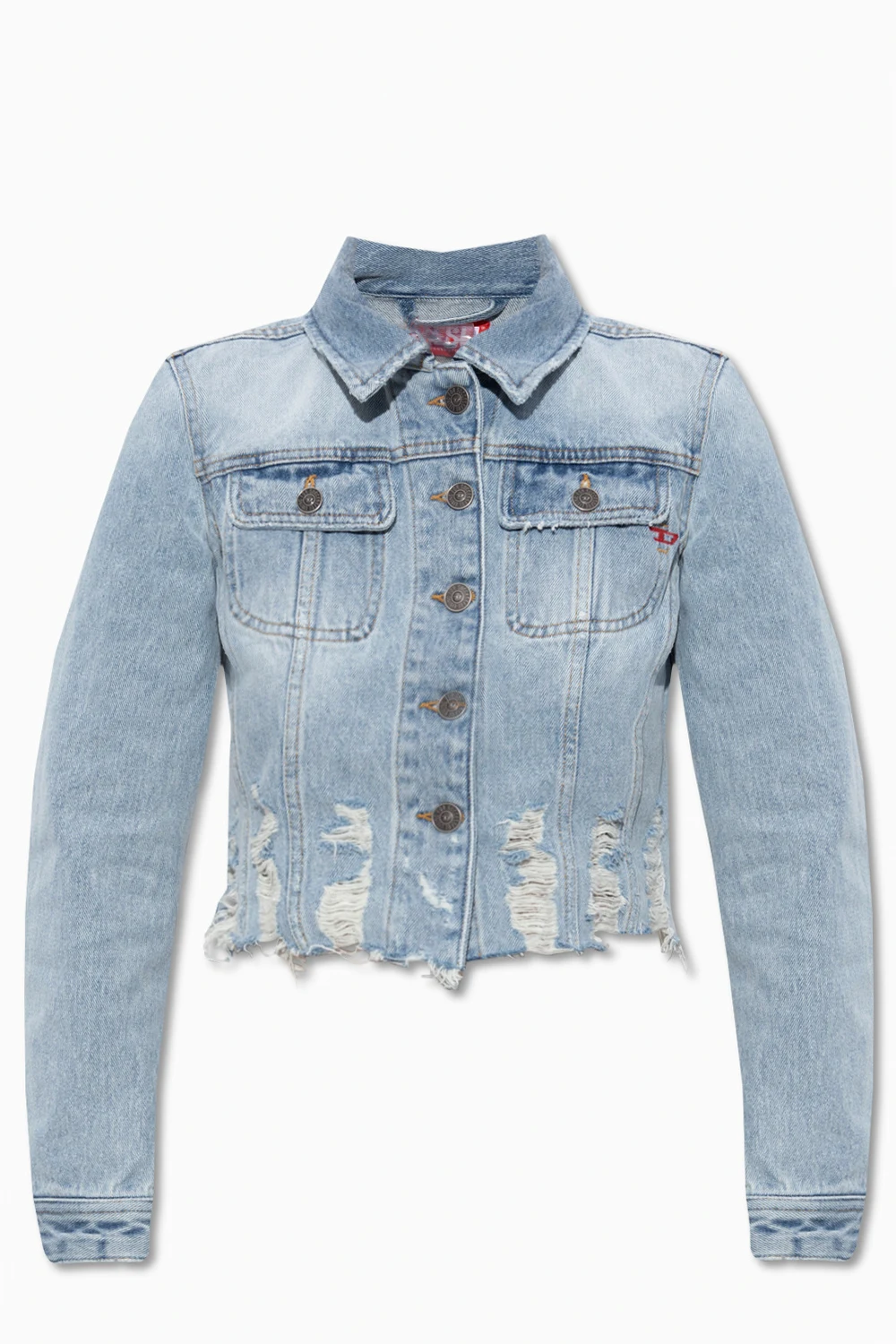 light blue ‘DE-SLIMMY-P’ denim jacket