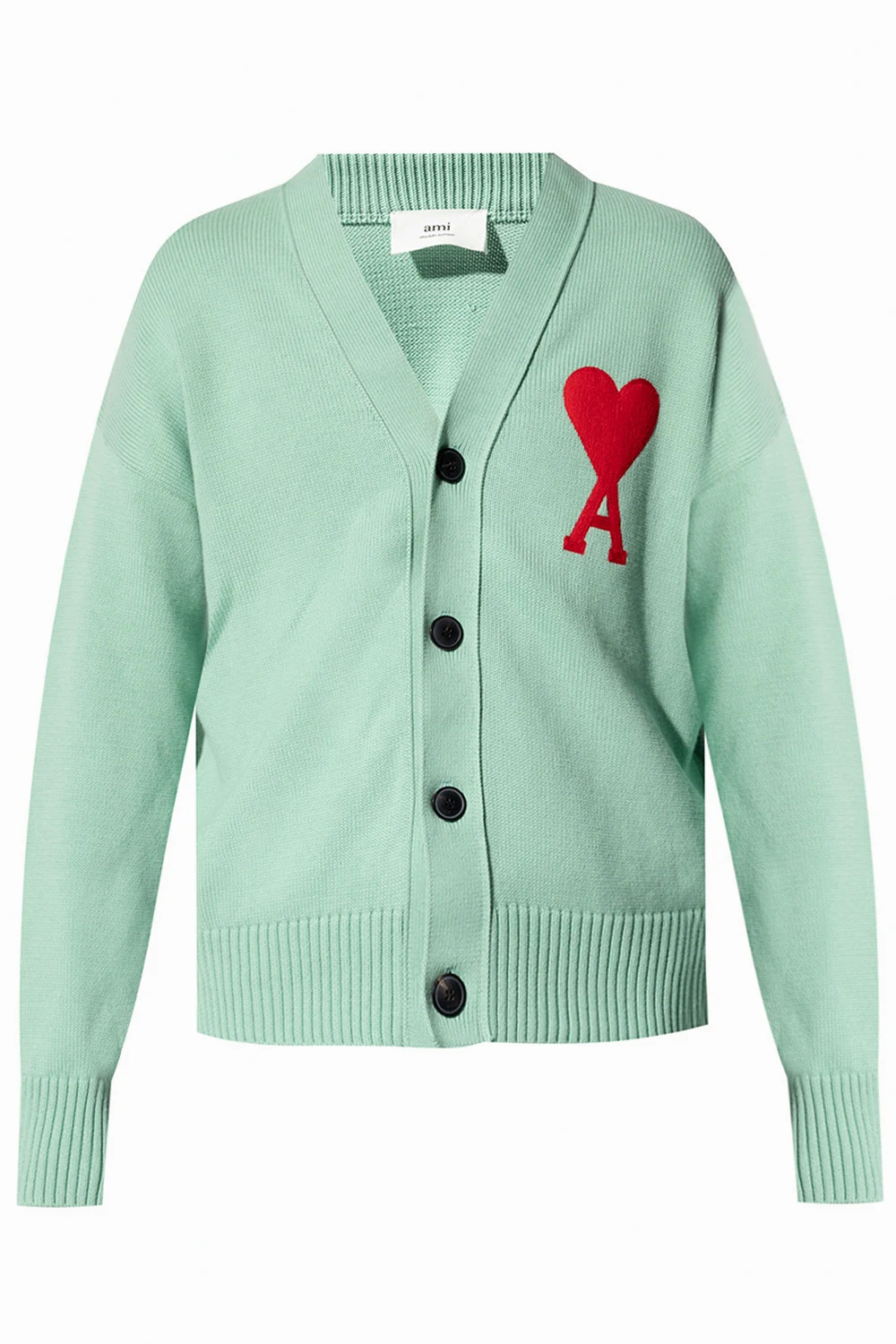 GREEN Cardigan with logo