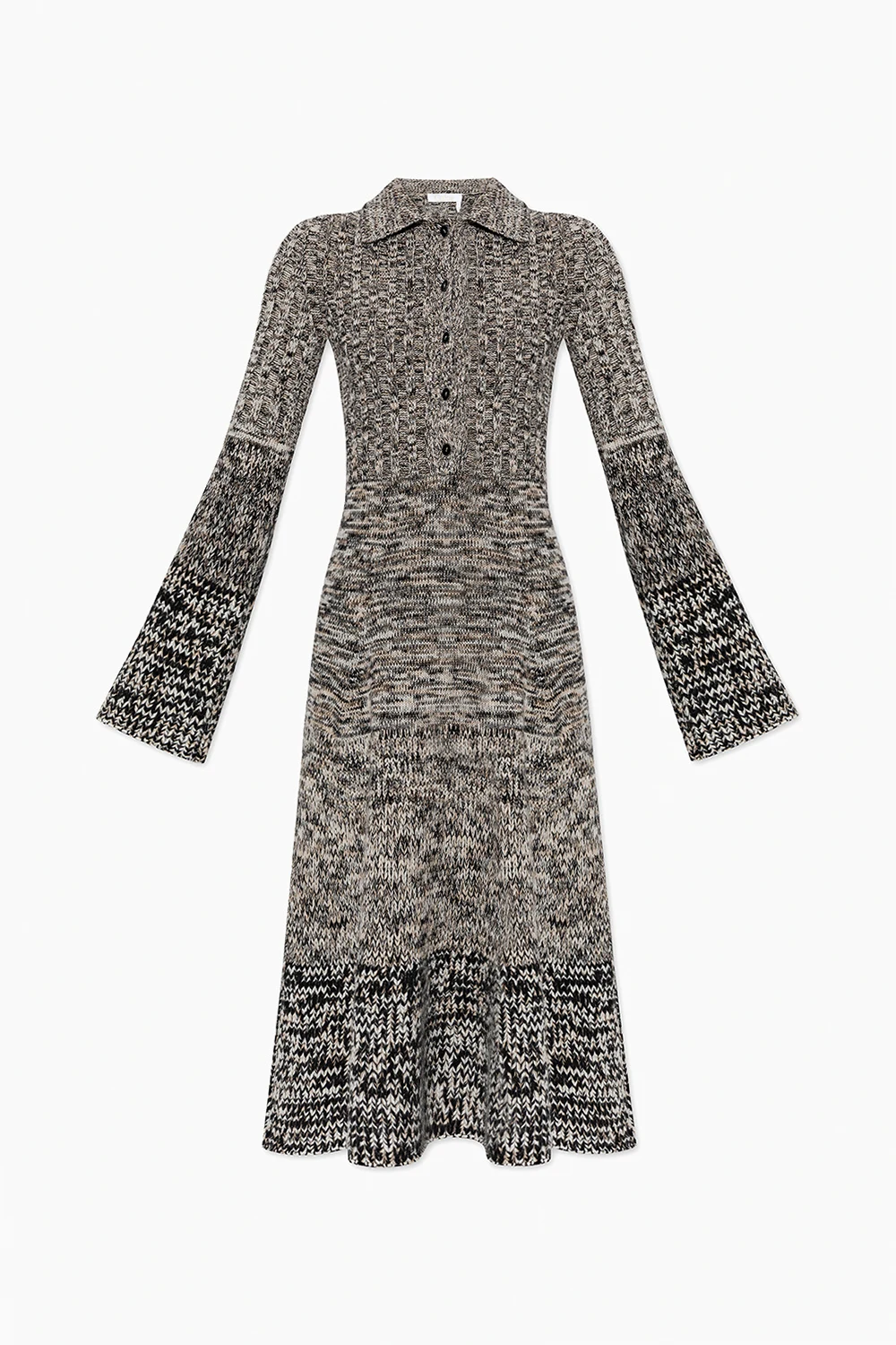 Dress with collar