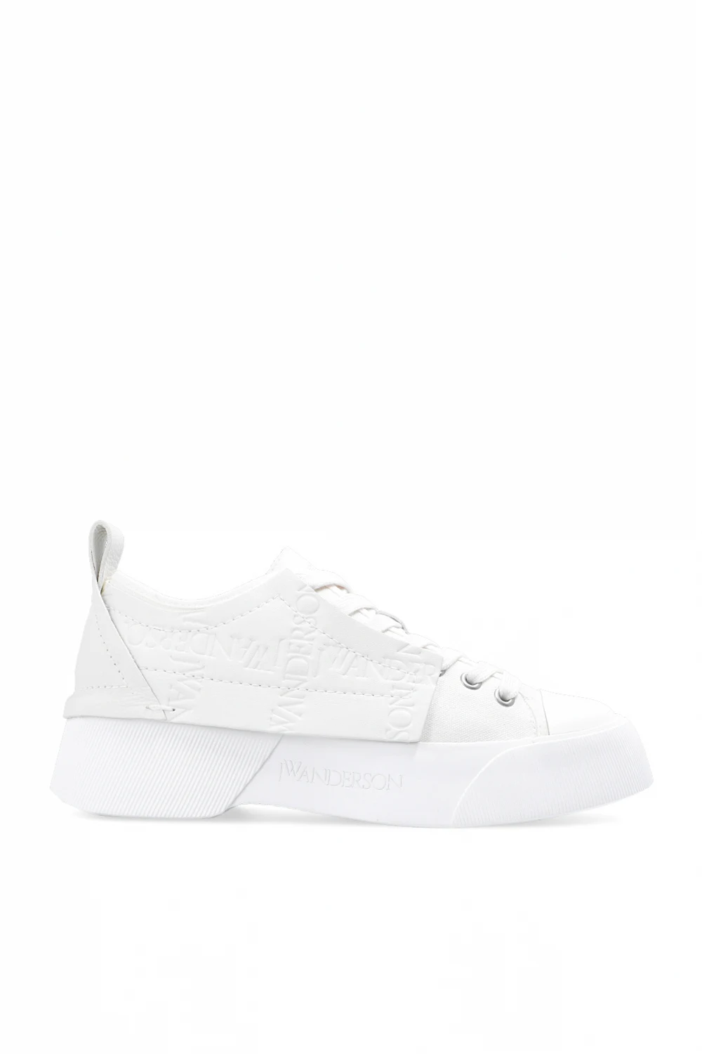 WHITE Sneakers with logo