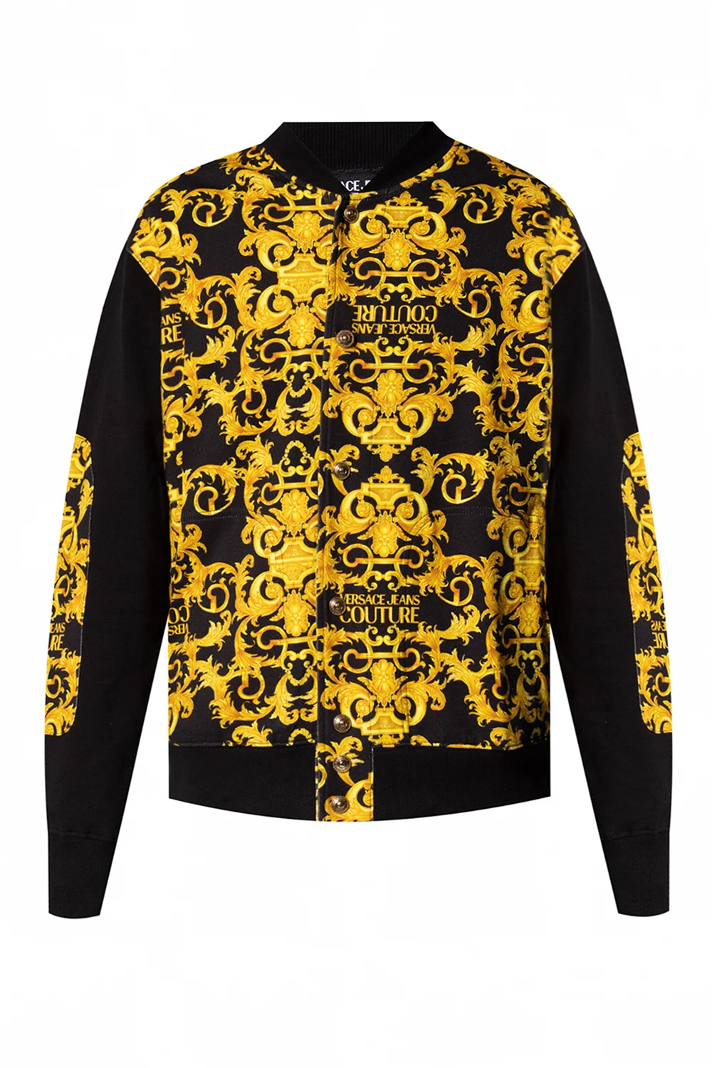 BLACK Barocco-printed sweatshirt
