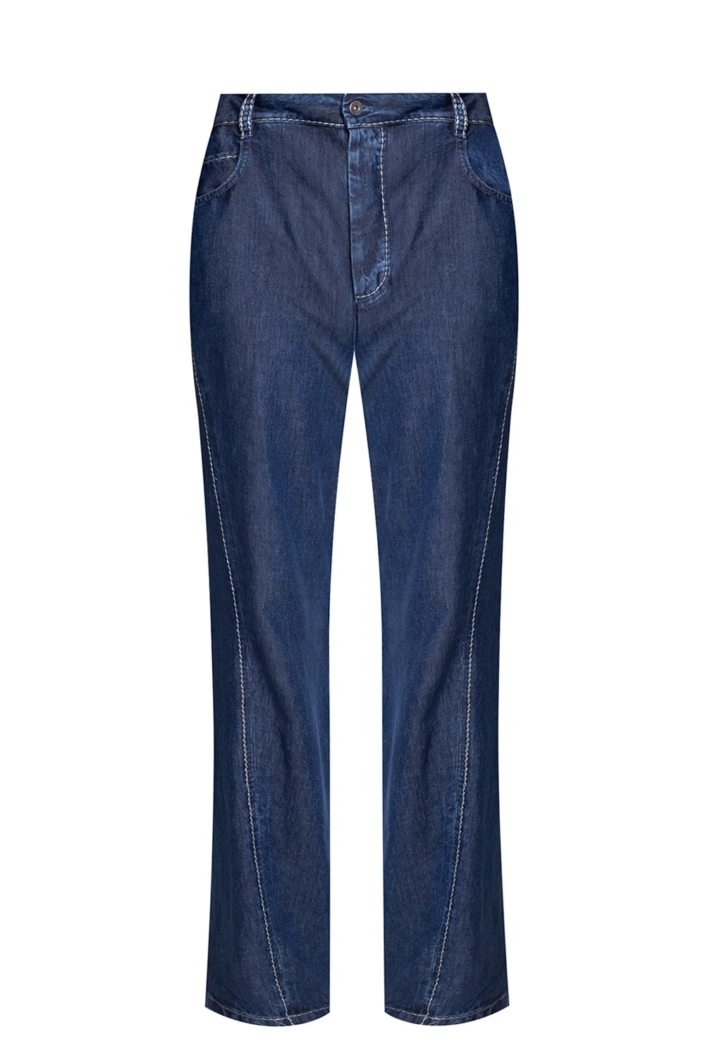 Distressed jeans