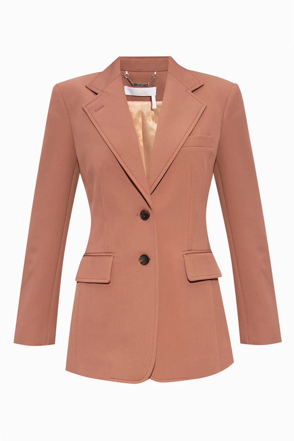 Blazer with notch lapels