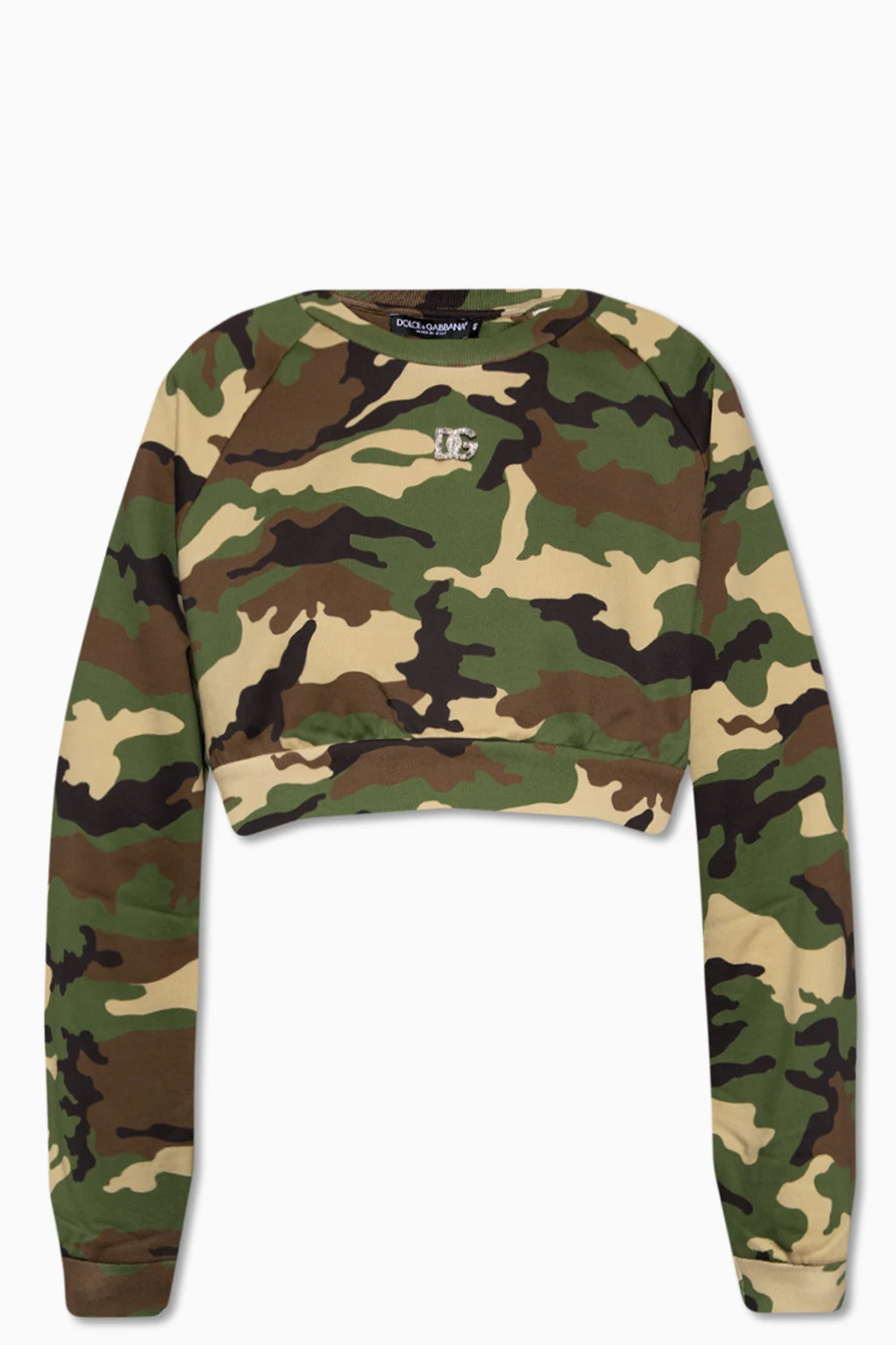 GREEN Sweatshirt with logo