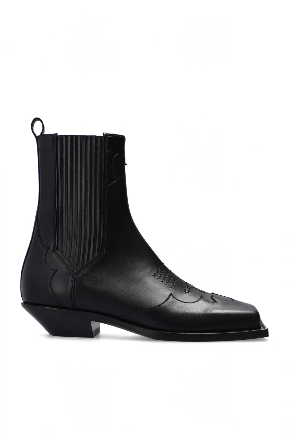 BLACK Heeled ankle boots