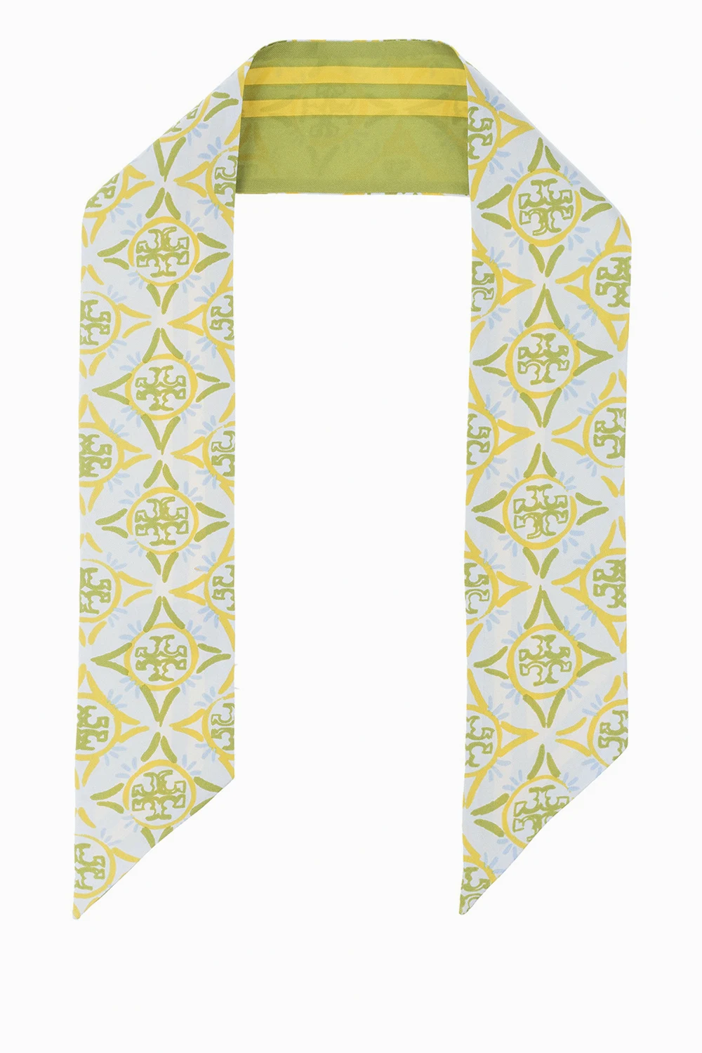 GREEN Silk neckerchief