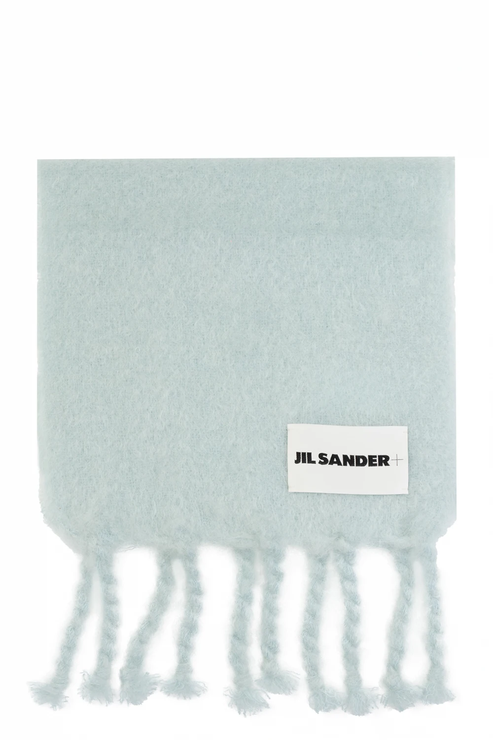 light blue Scarf with logo