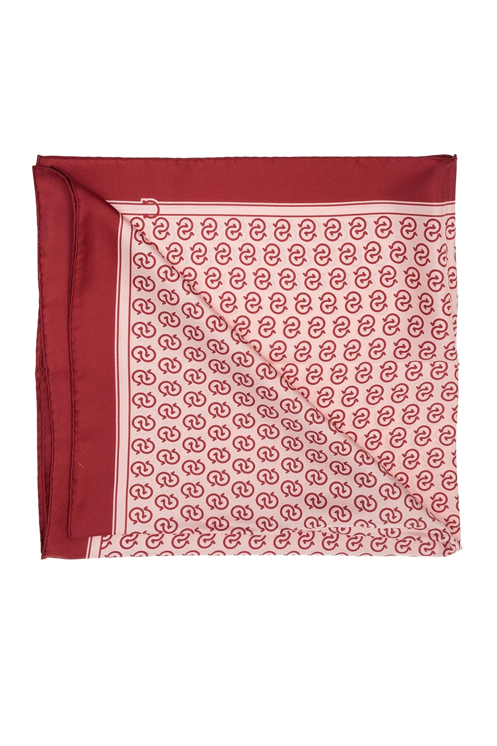 RED Patterned shawl