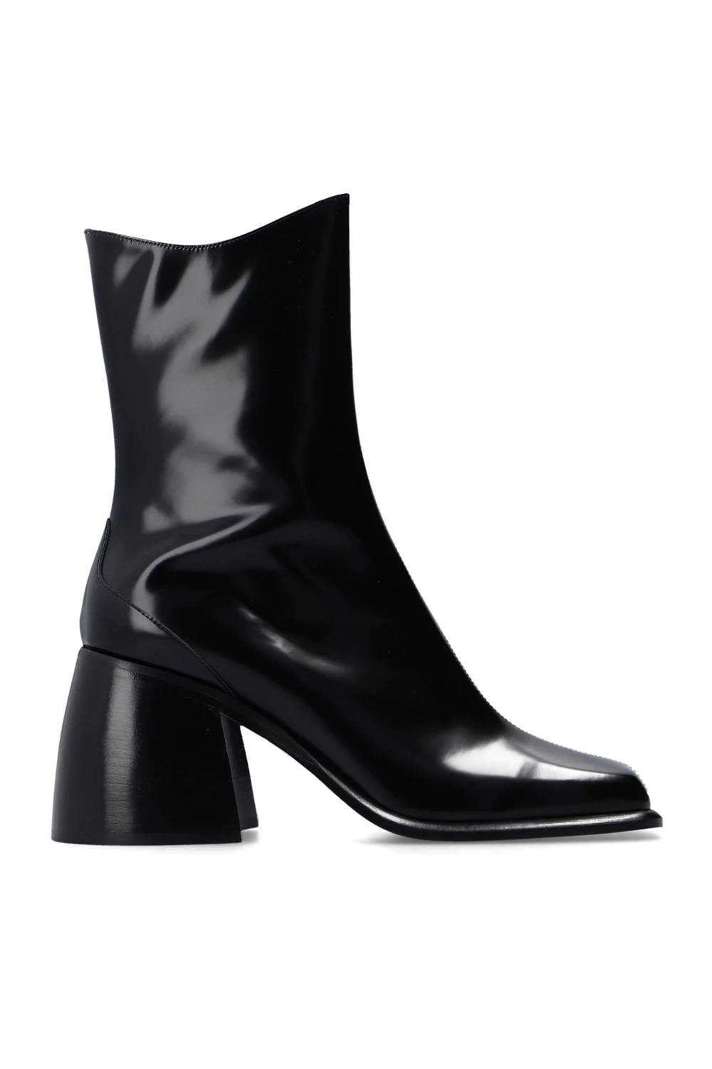 BLACK ‘Ella’ heeled ankle boots