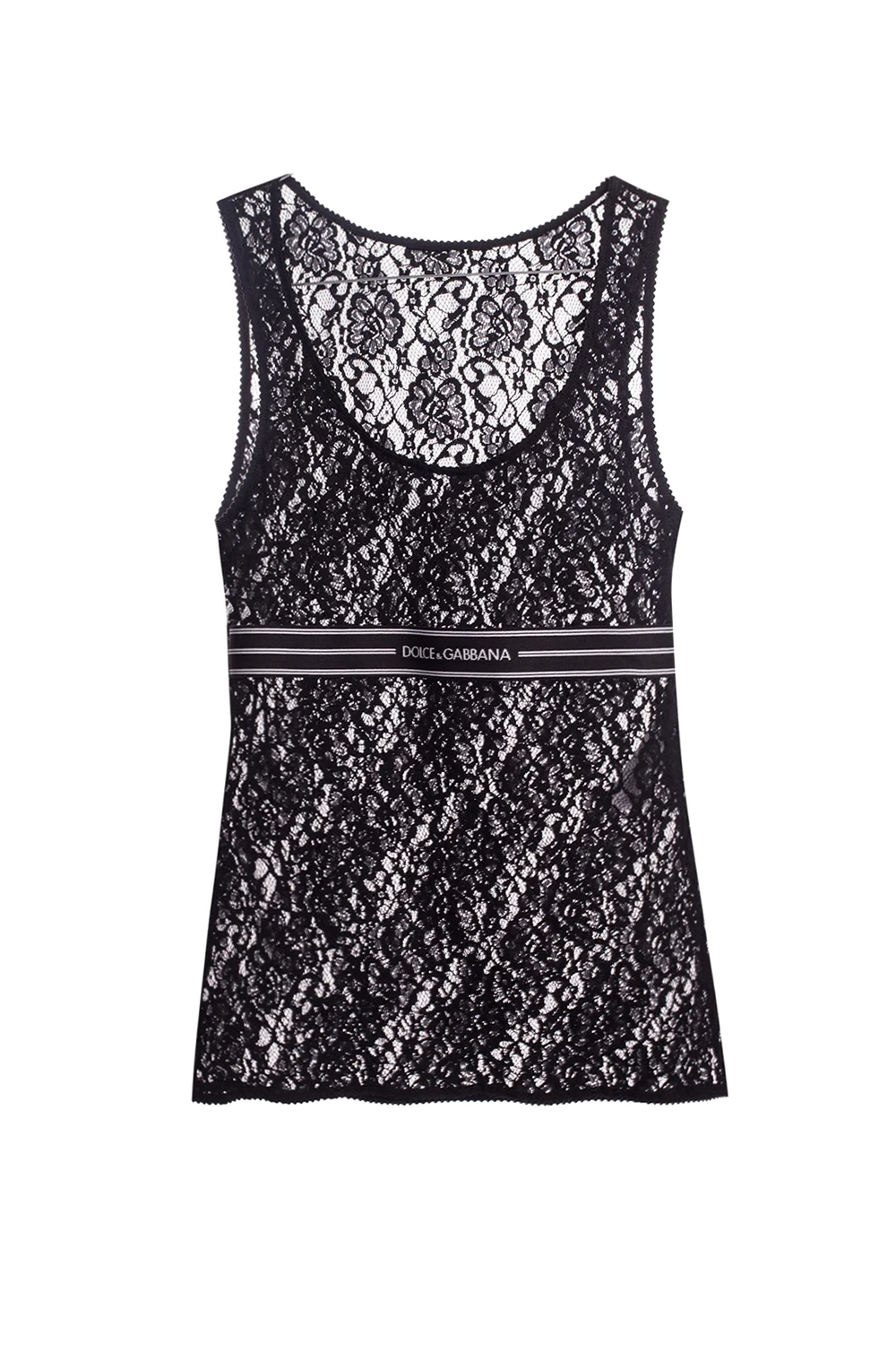 BLACK Slip top with logo