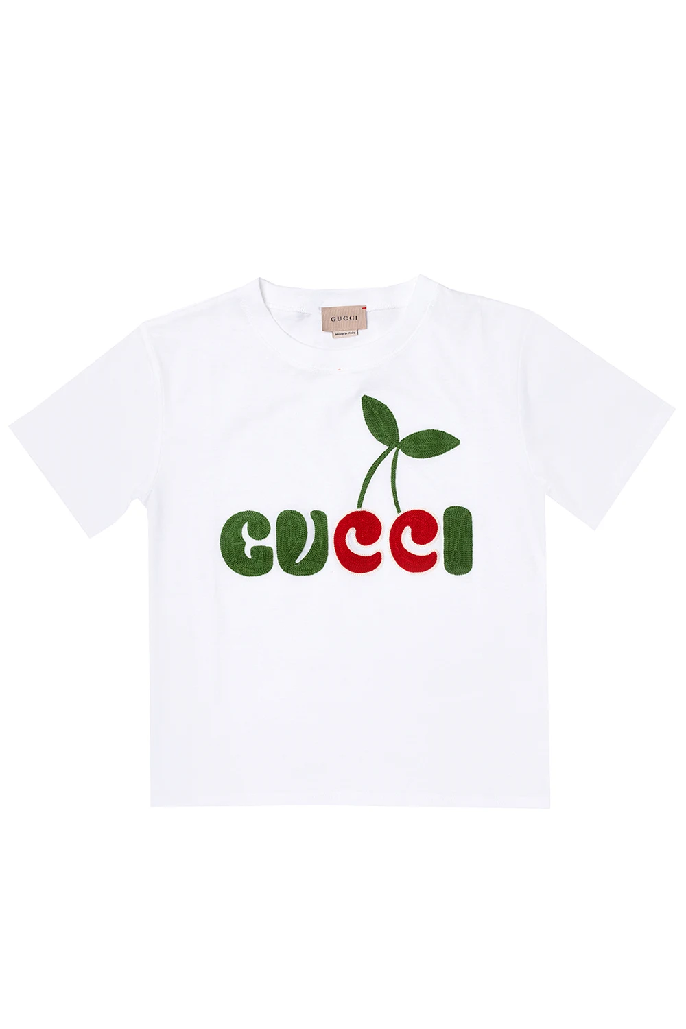 T-shirt z wyszytym wzorem