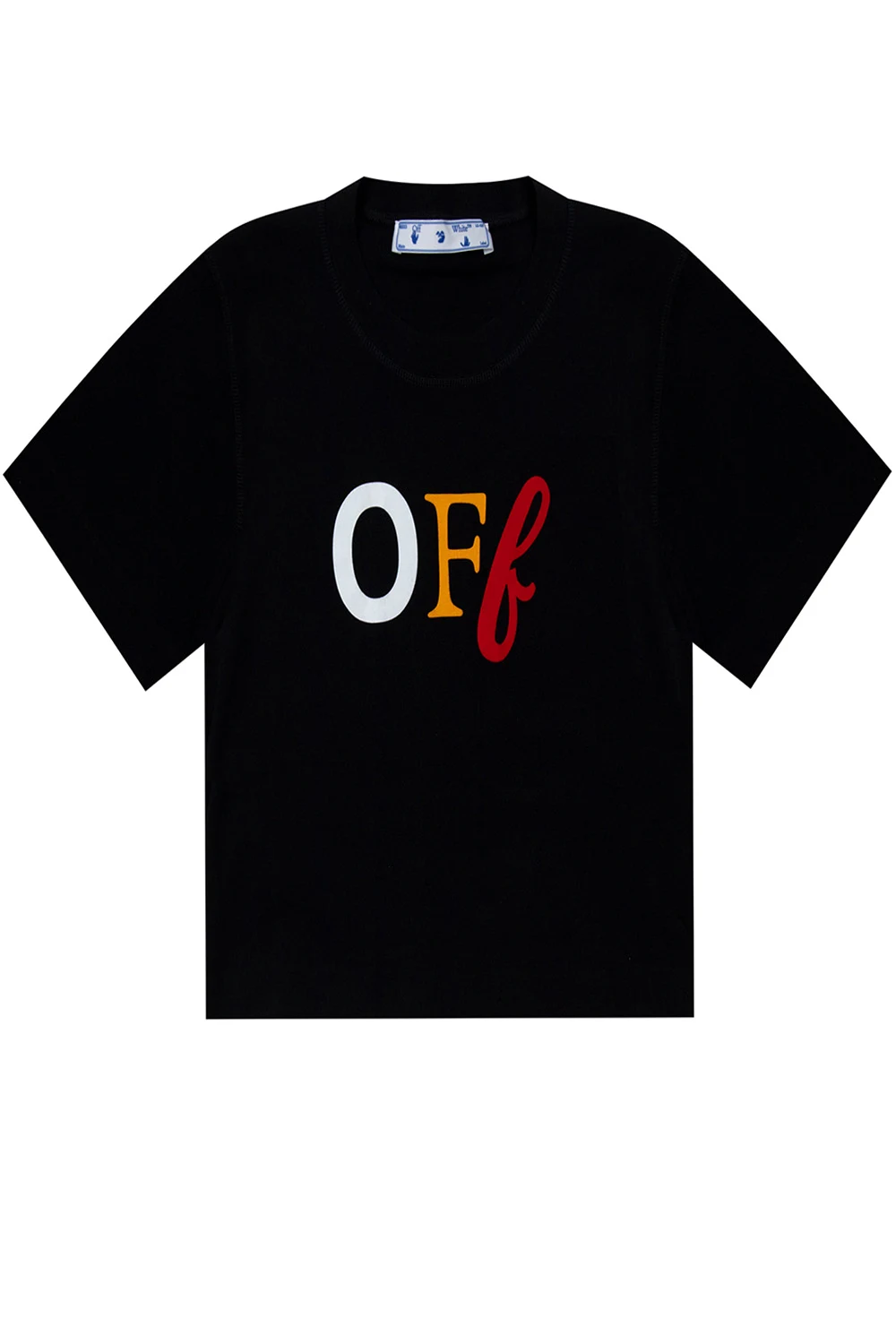 Cropped T-shirt with logo
