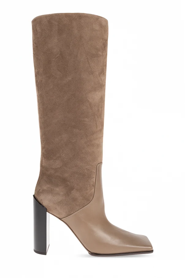 BROWN Heeled boots