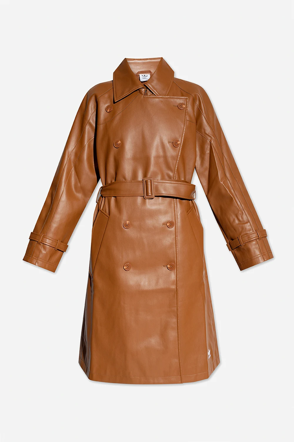 Double-breasted trench coat