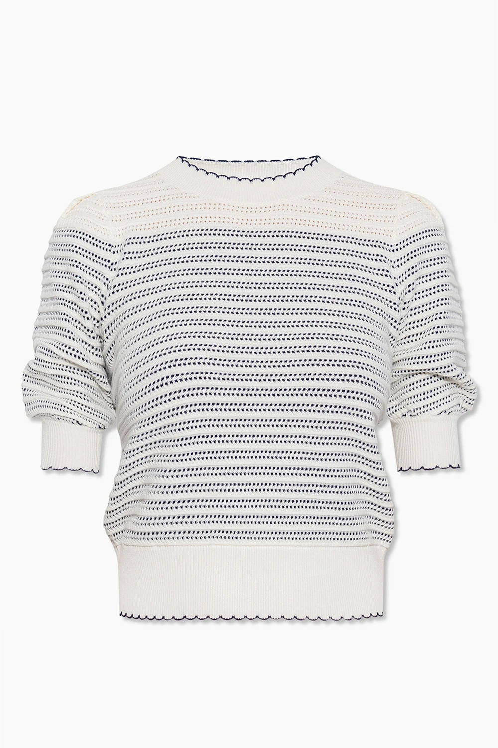 Sweter z bufiastymi rękawami