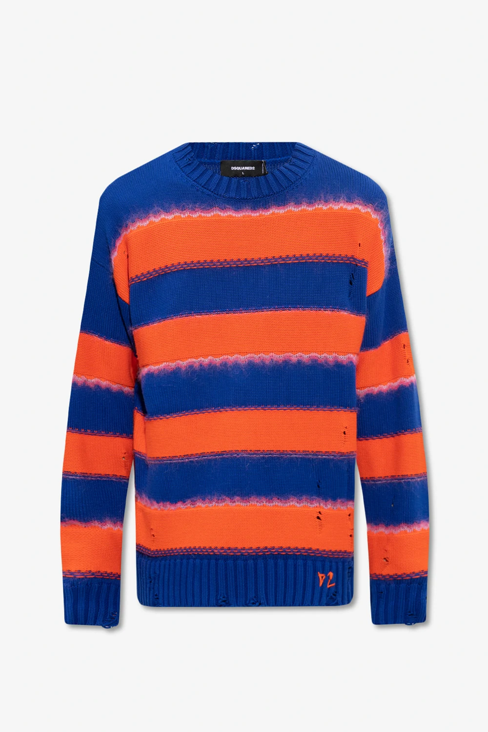 ORANGE Stripe sweater