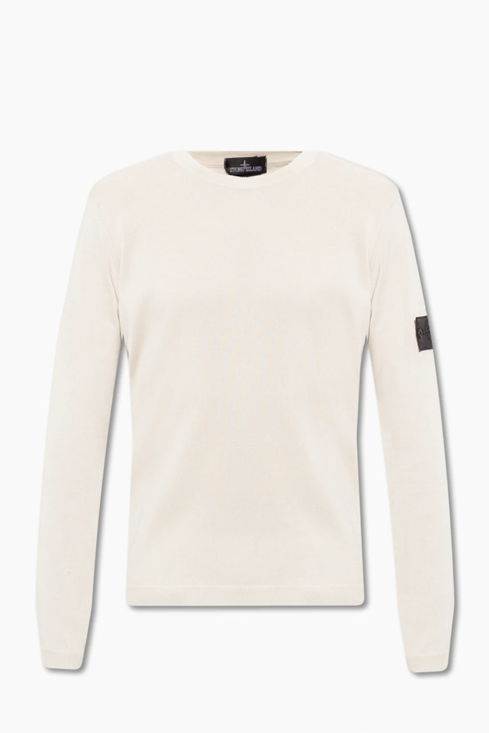 cream Sweater with logo