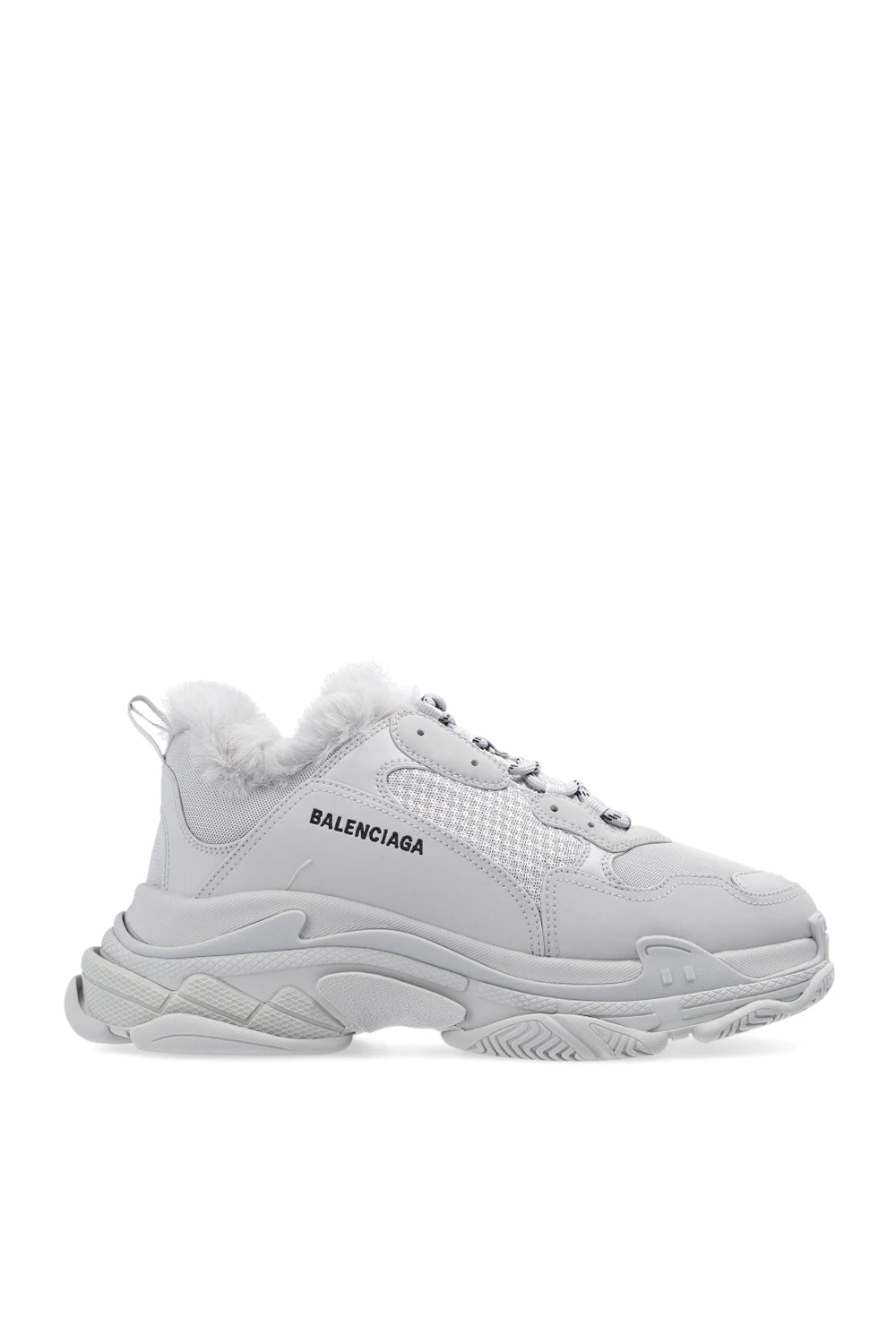 GREY ‘Triple S’ lace-up sneakers
