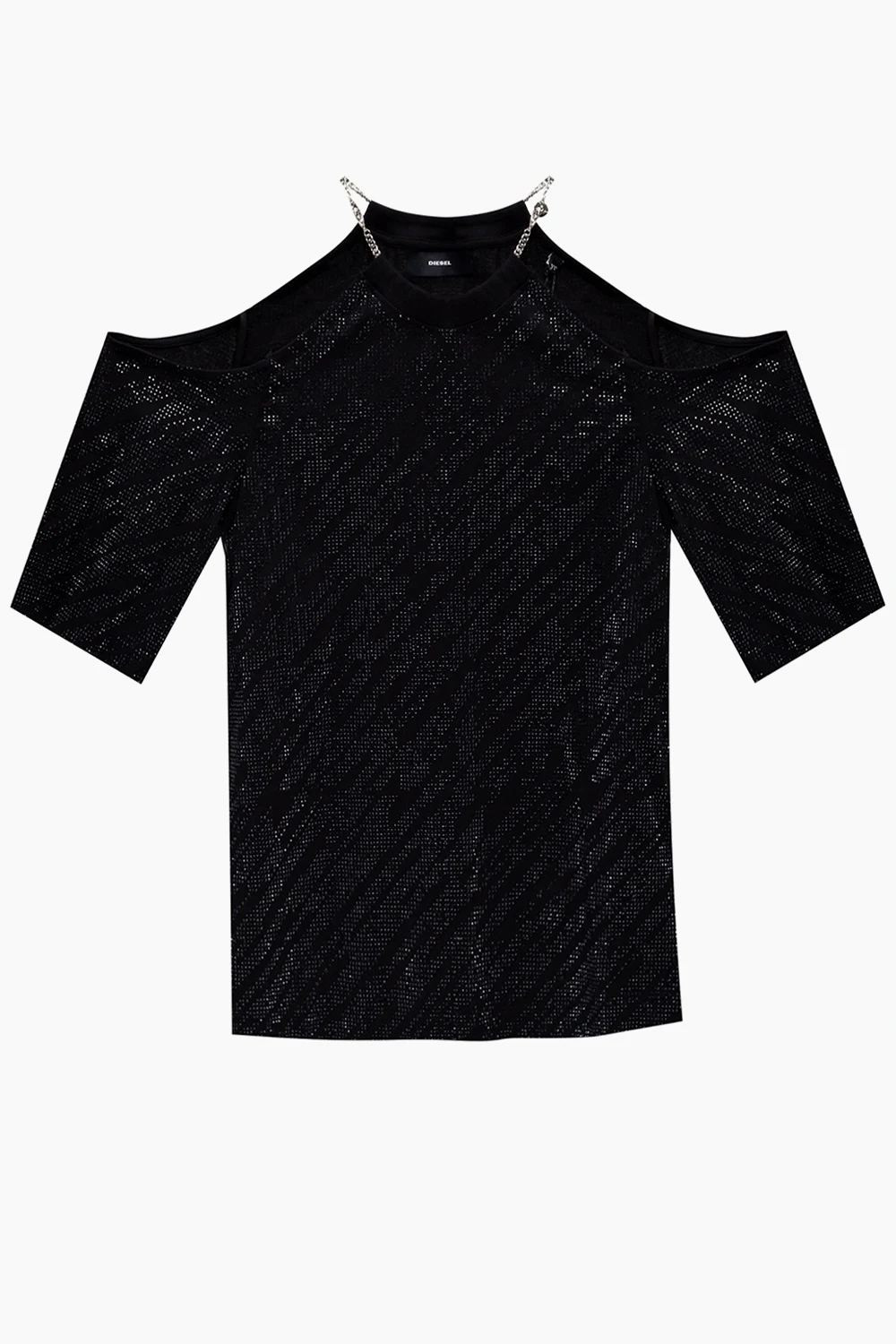 BLACK Embellished T-shirt