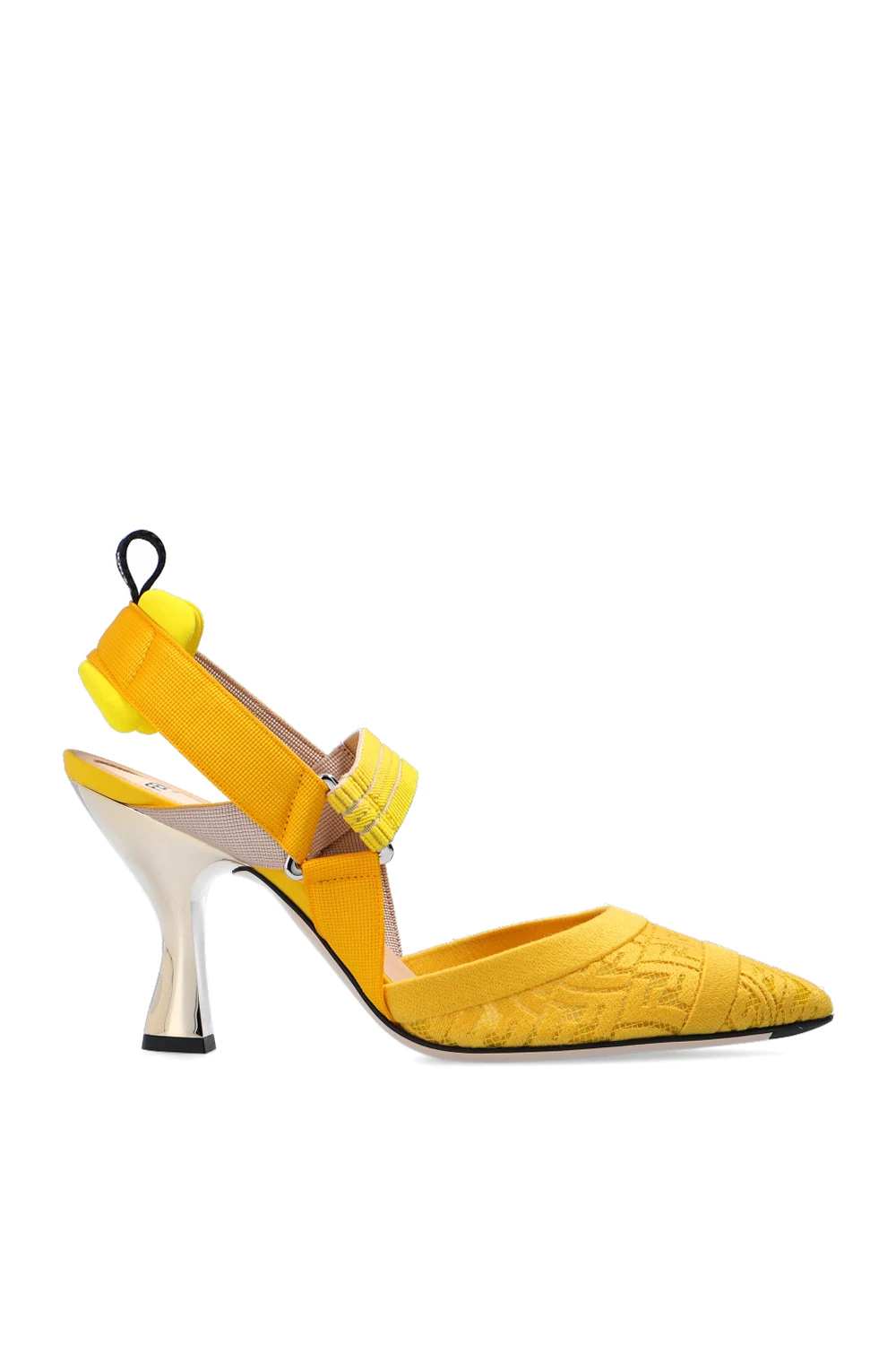 Buty na obcasie z logo