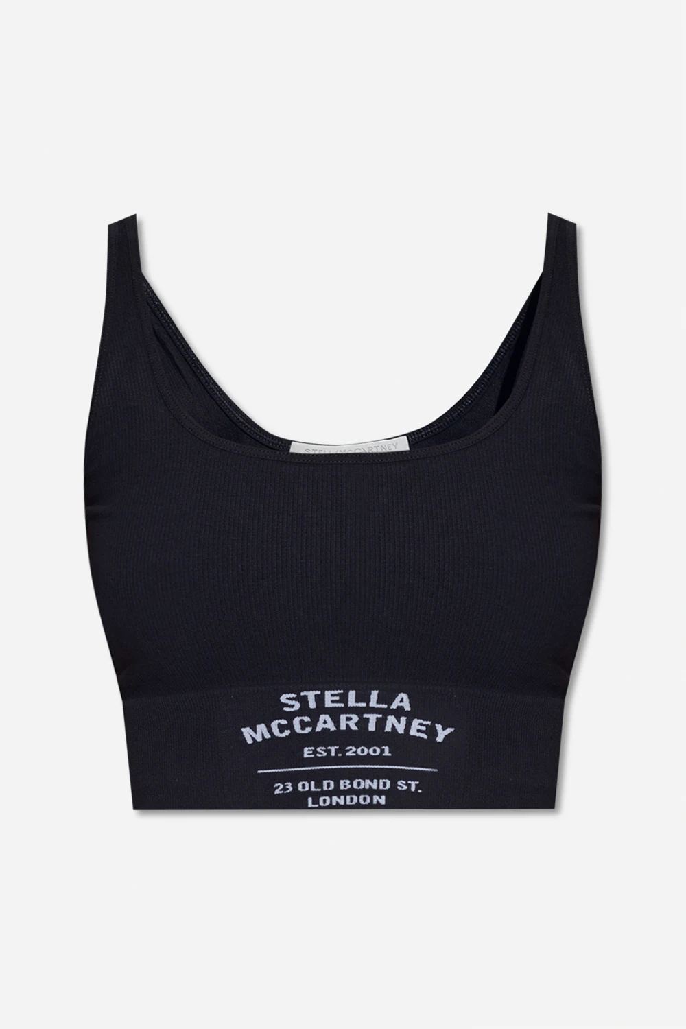 BLACK Cropped top with logo
