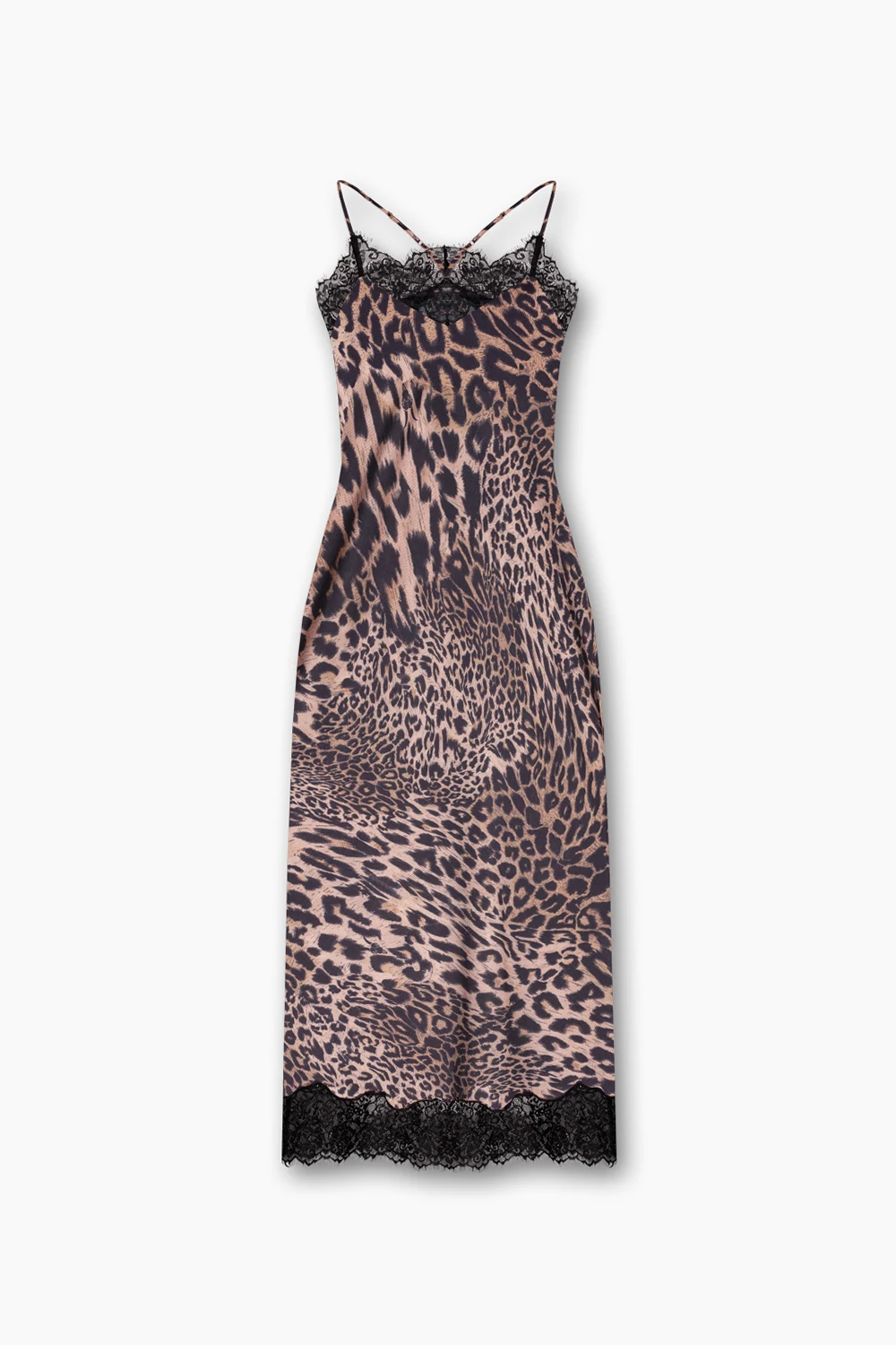 BROWN ‘Tigi’ dress with animal motif