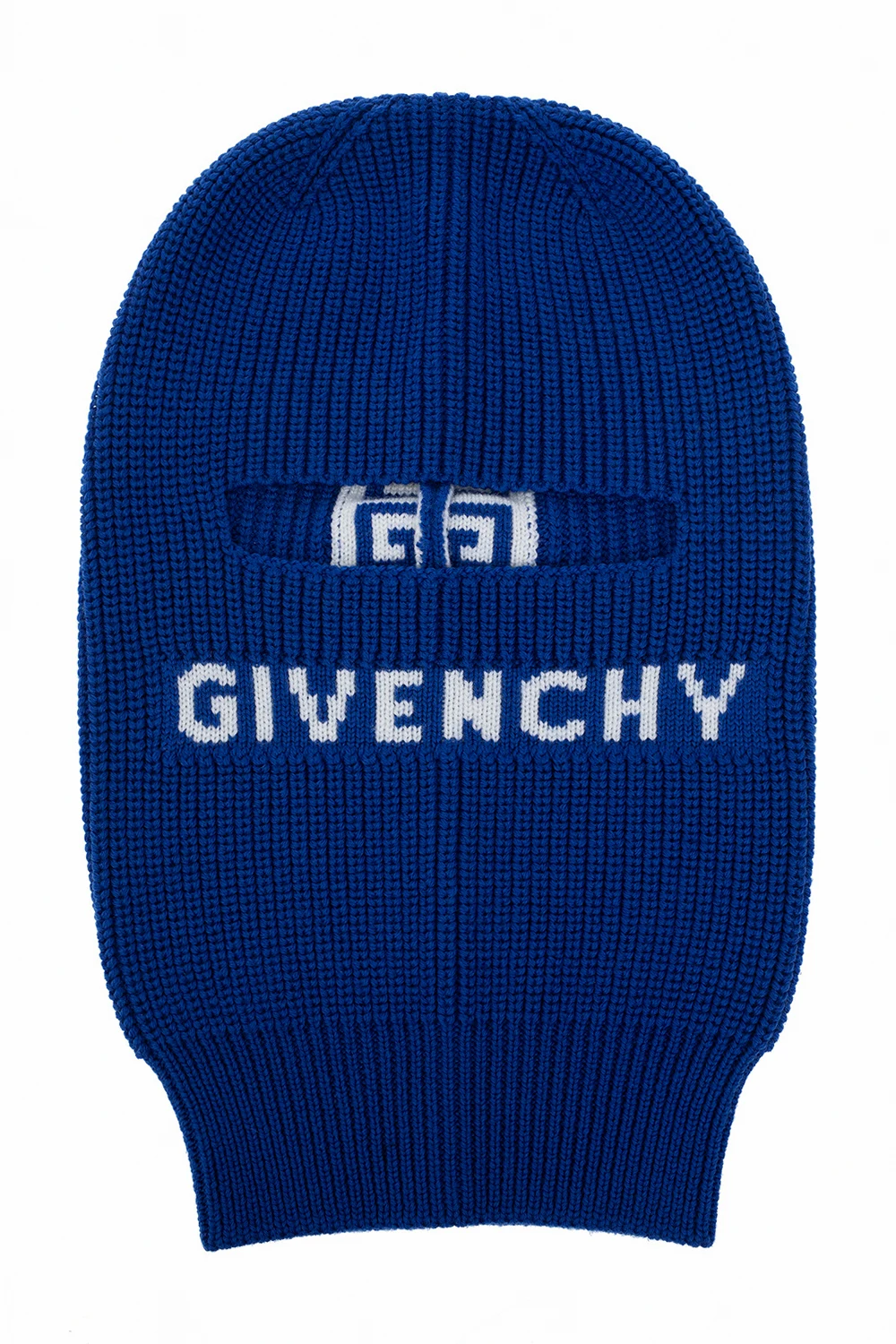 Wool balaclava with logo
