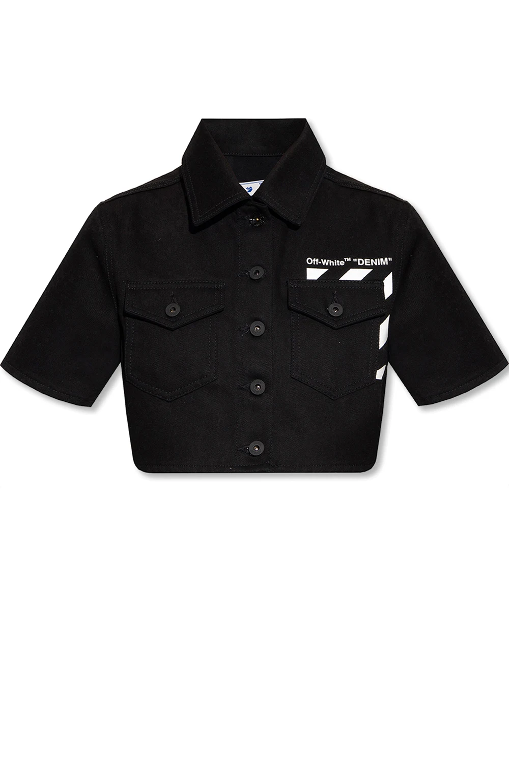 Cropped denim jacket