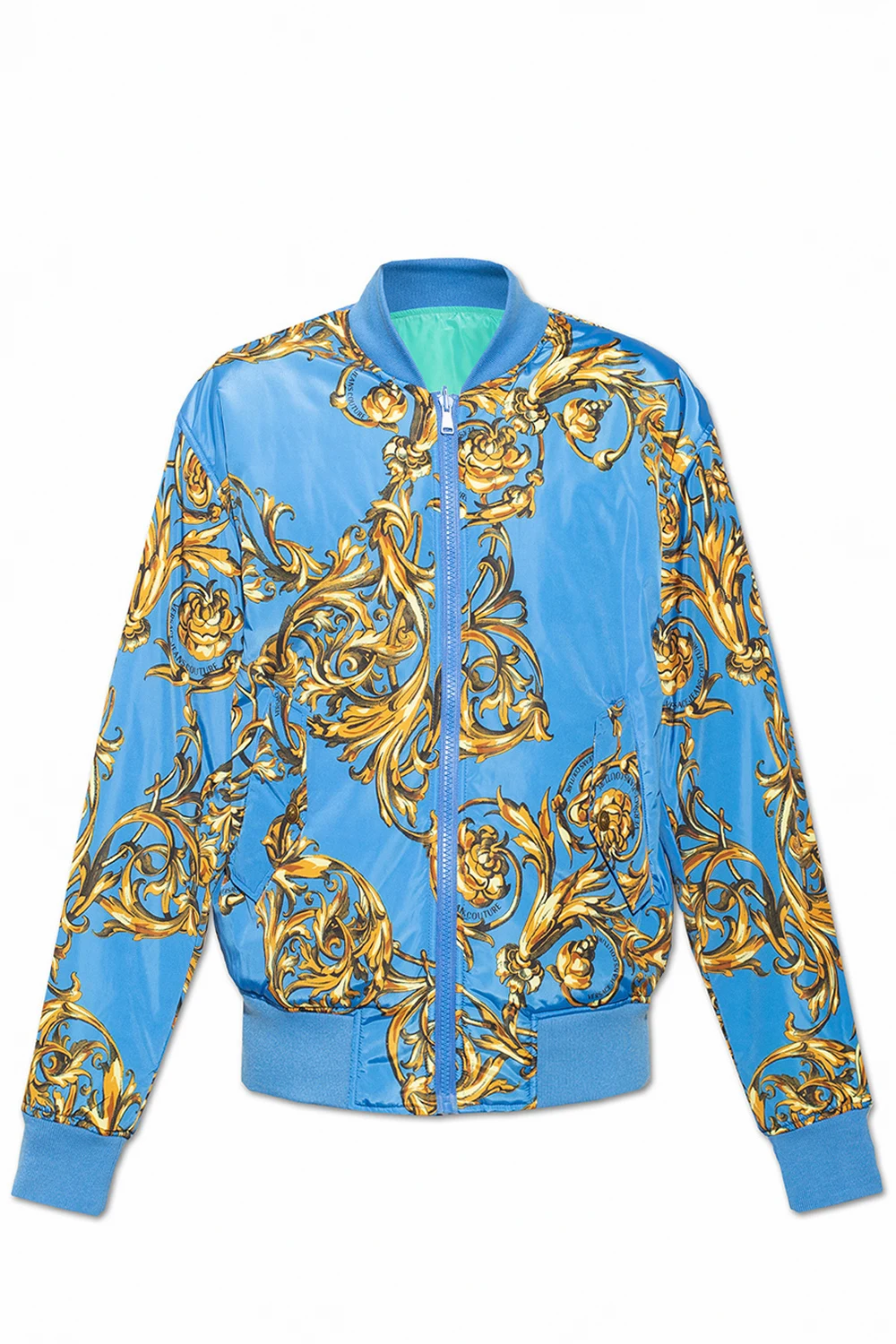 BLUE Reversible bomber jacket