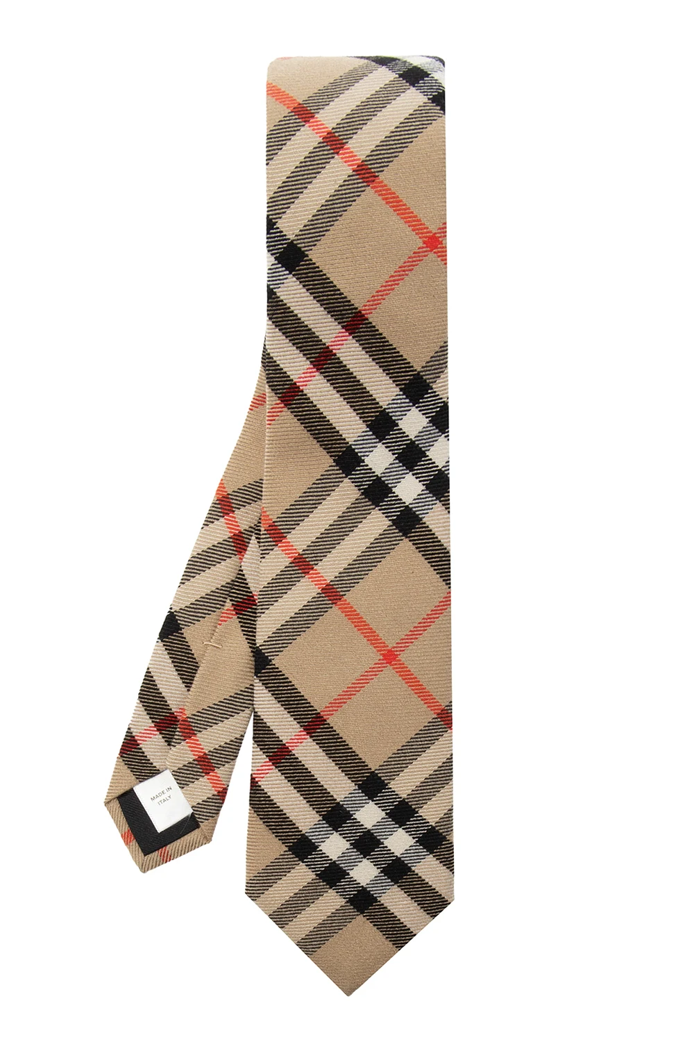 Kaszmirowy krawat w kratę