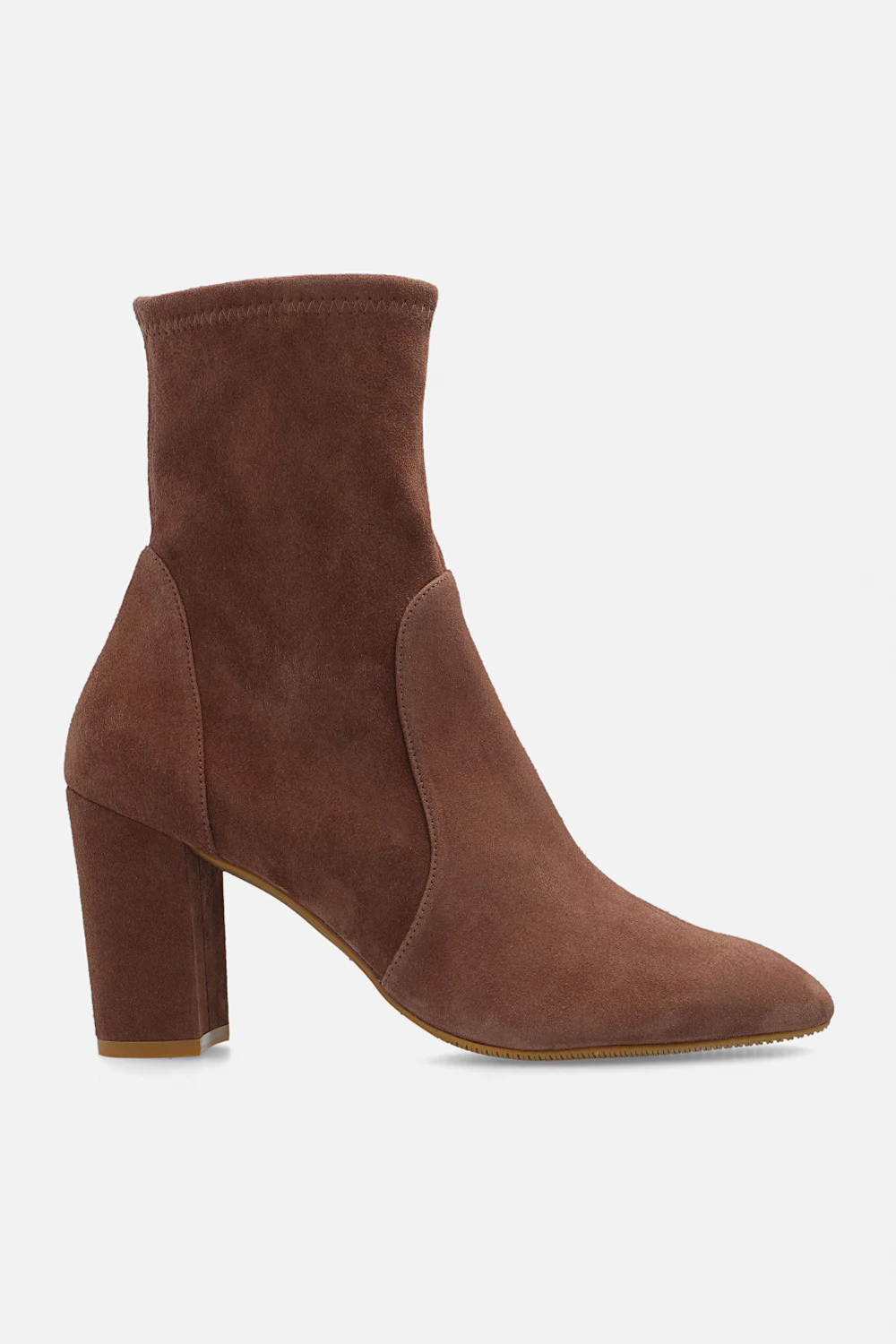 BROWN ‘Yuliana’ suede heeled ankle boots