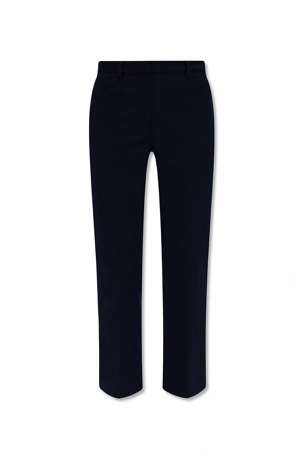 Trousers with flared legs