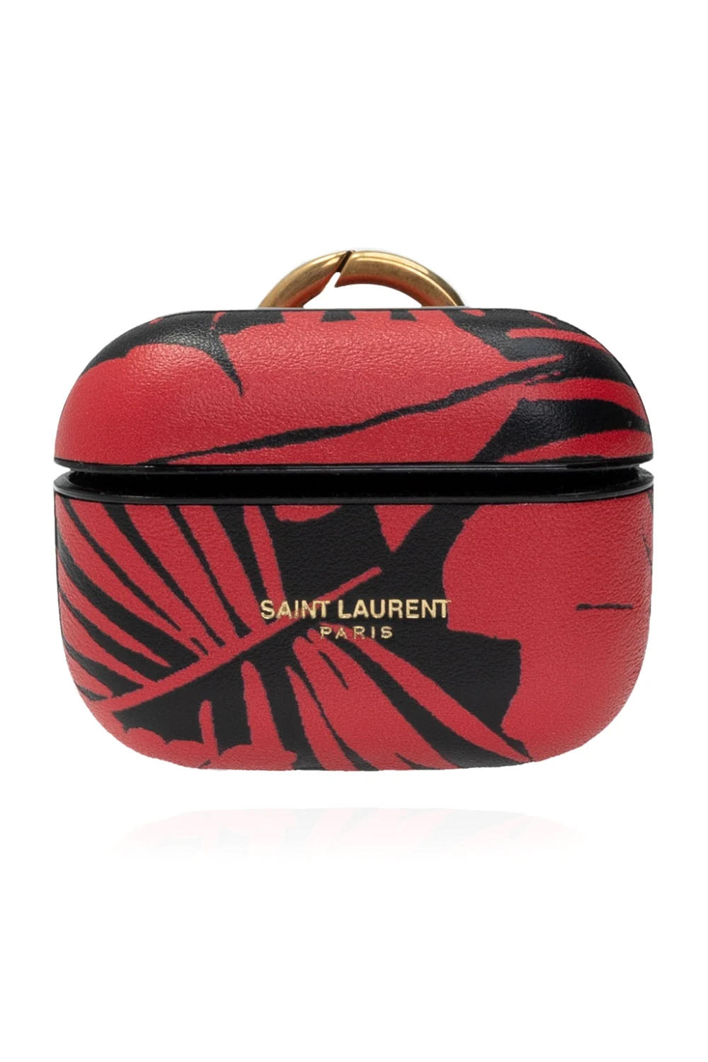 RED AirPods case with logo