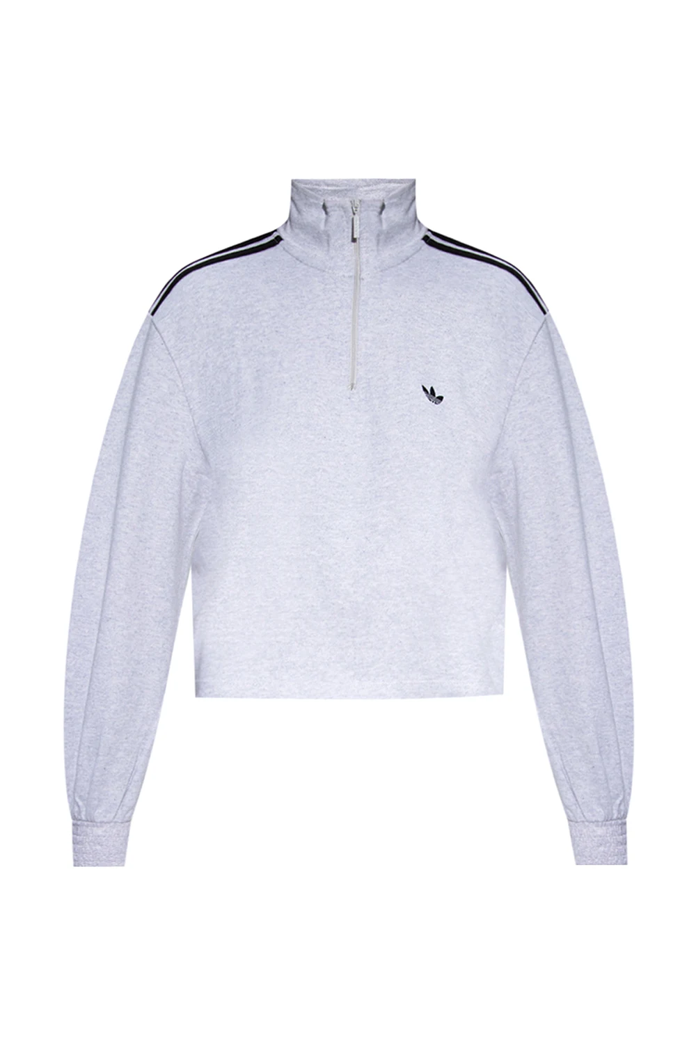 Cropped sweatshirt with logo