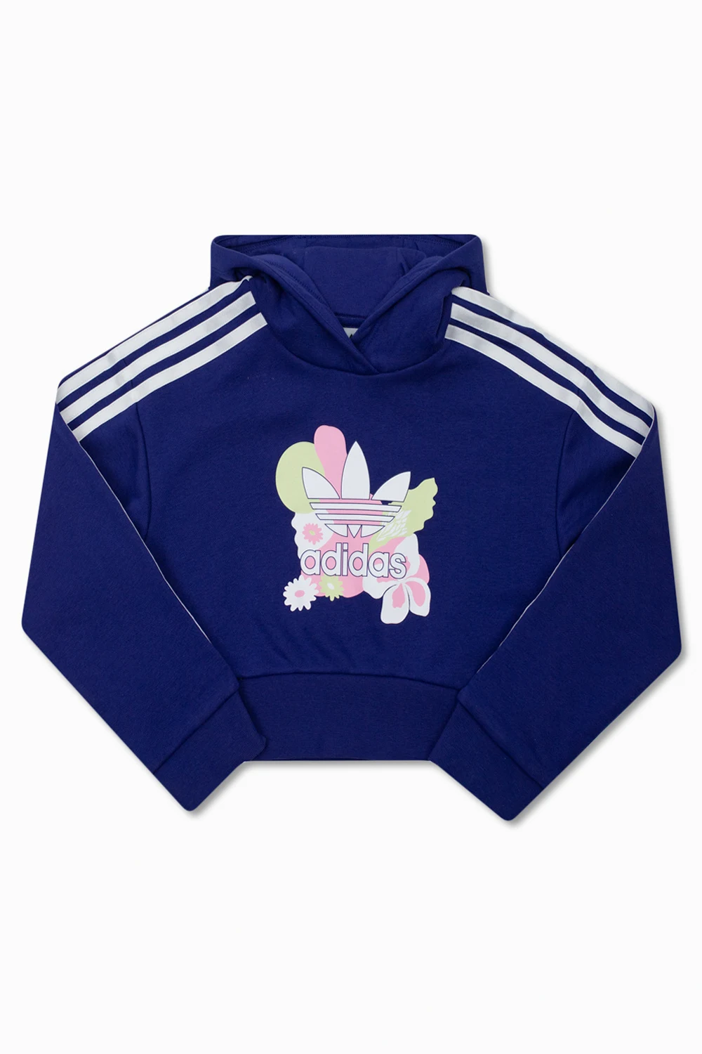 Cropped hoodie with print