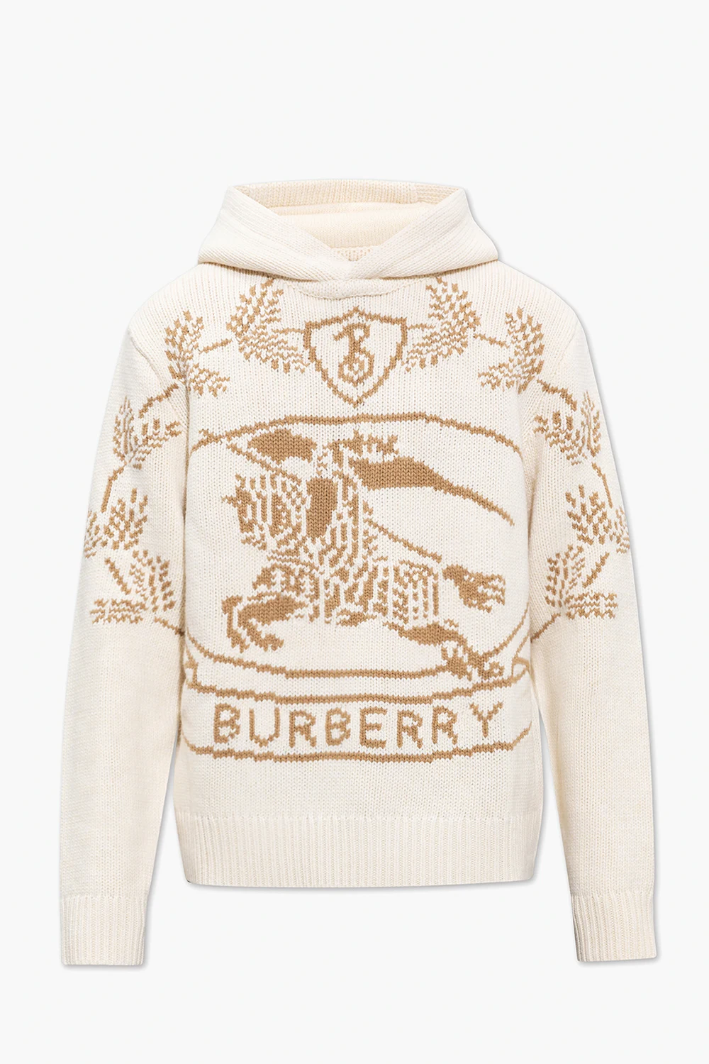 cream ‘Amley’ hooded sweater