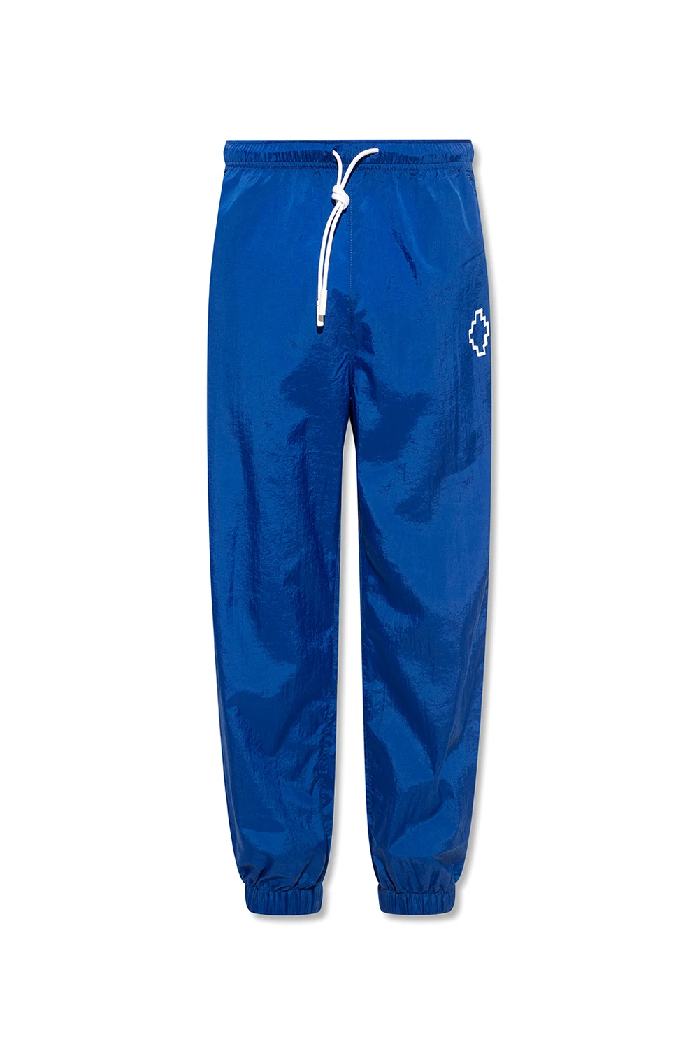 BLUE Track pants with logo