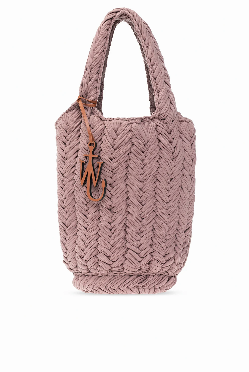 PURPLE ‘Knitted’ shopper bag