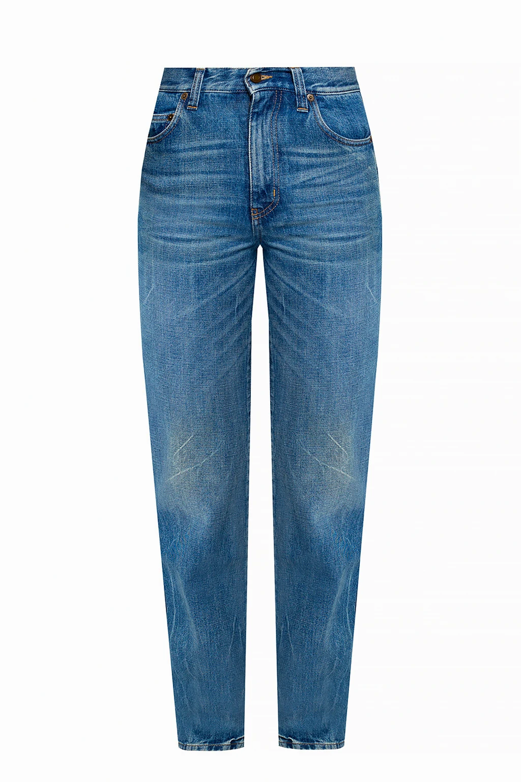 Straight-leg jeans