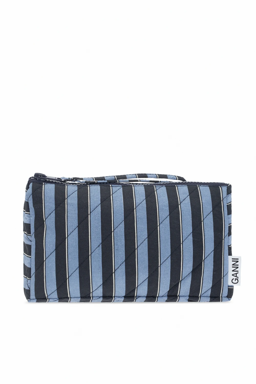 Striped wash bag