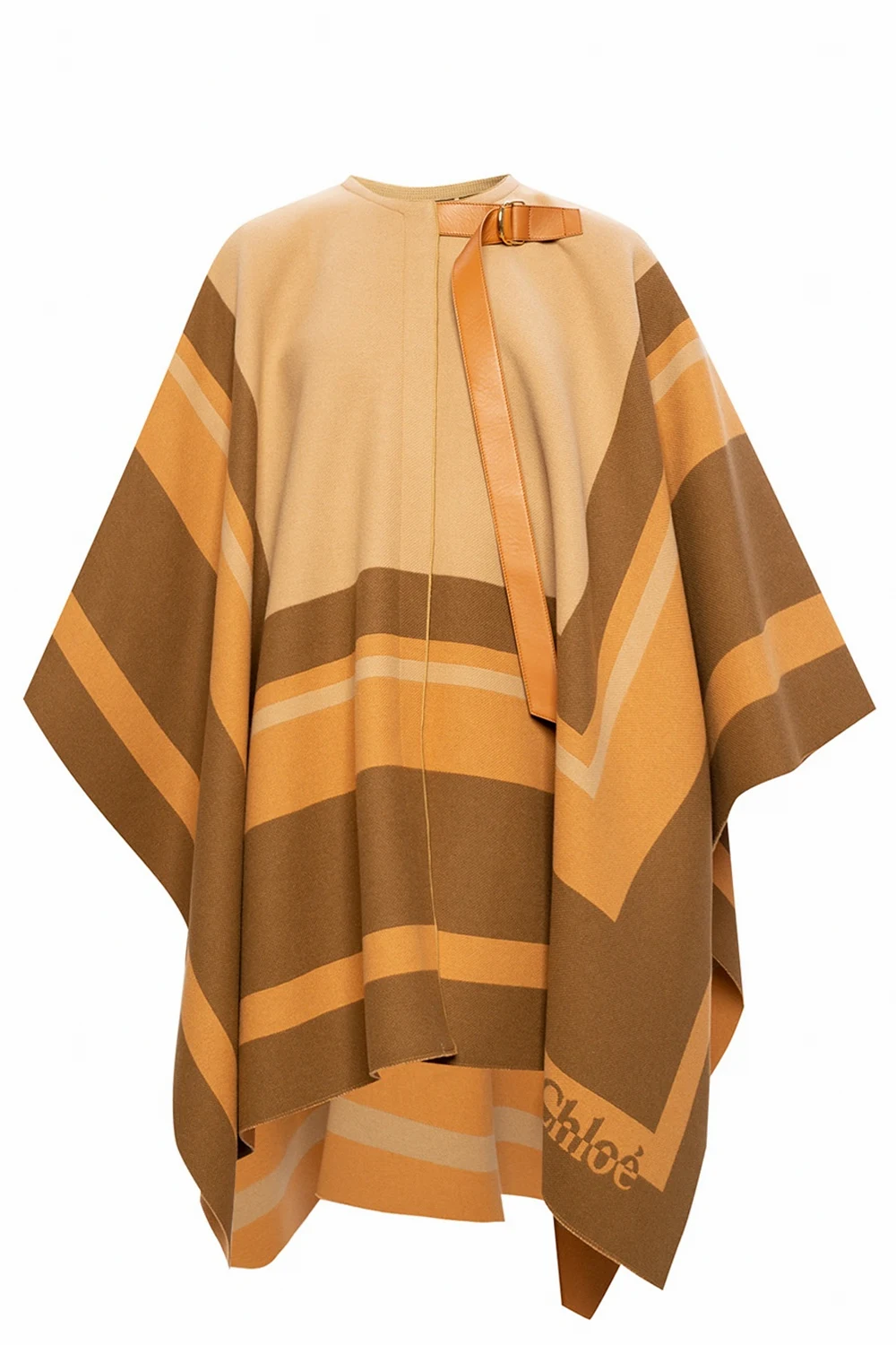 Patterned poncho