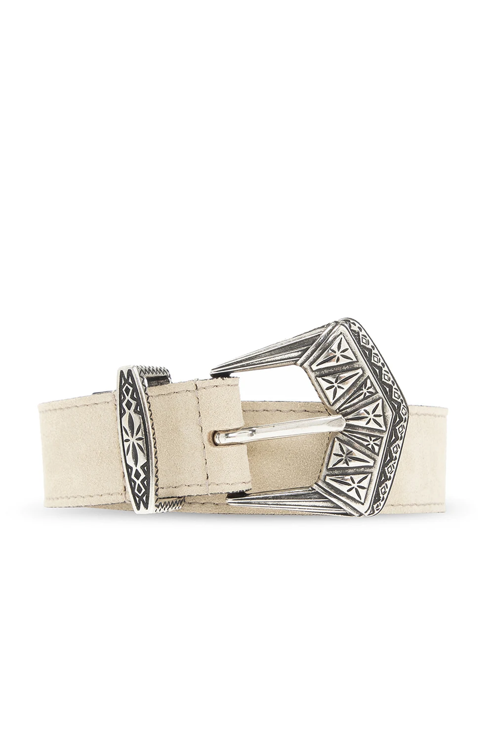 Suede belt