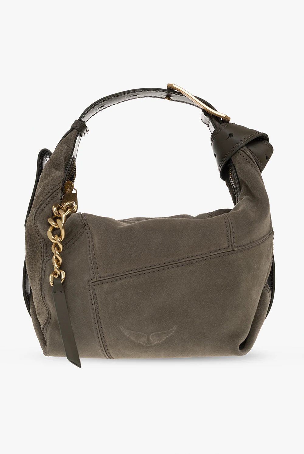 ‘Le Cecilia’ suede shoulder bag