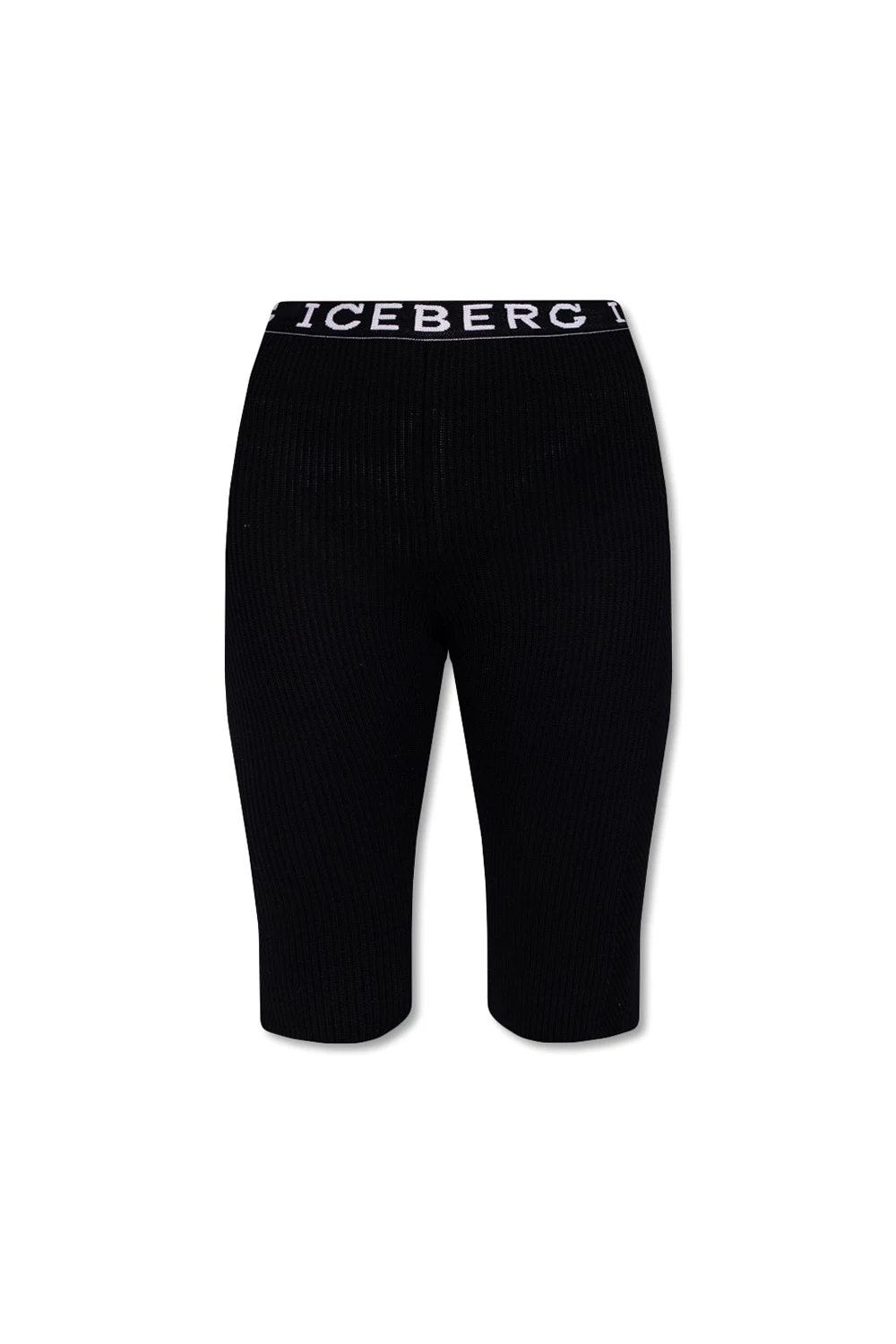 Cropped ribbed leggings