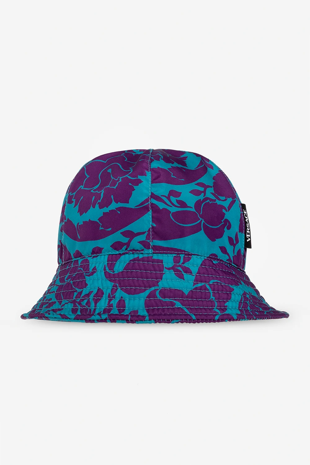 BLUE Bucket hat with ‘Barocco Silhouette’ pattern