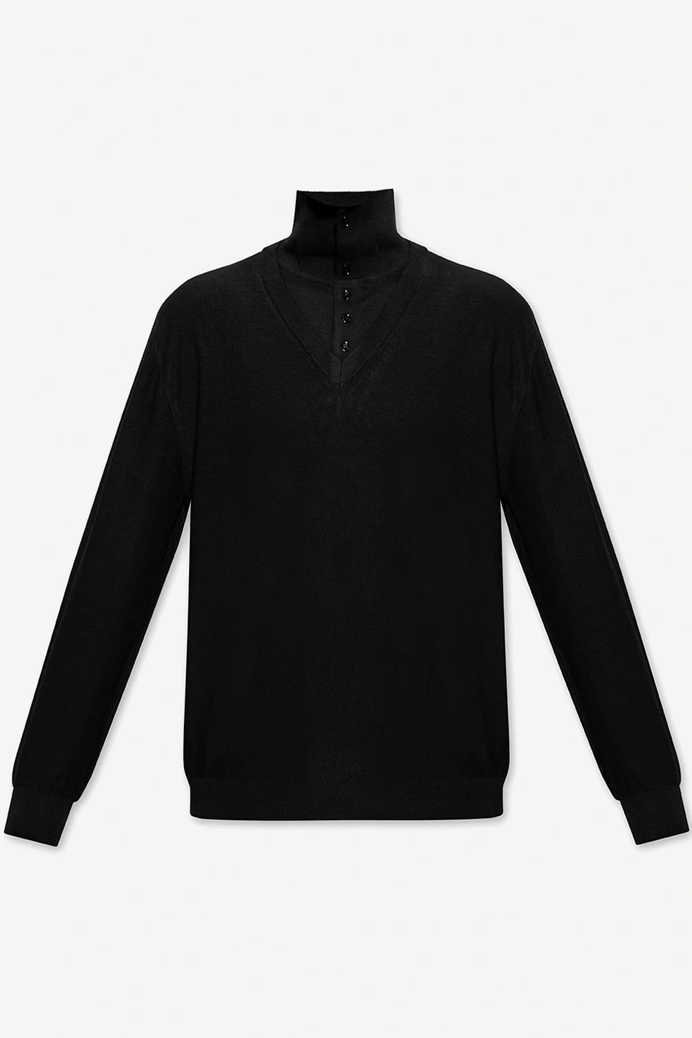 Sweter z wysoką stójką