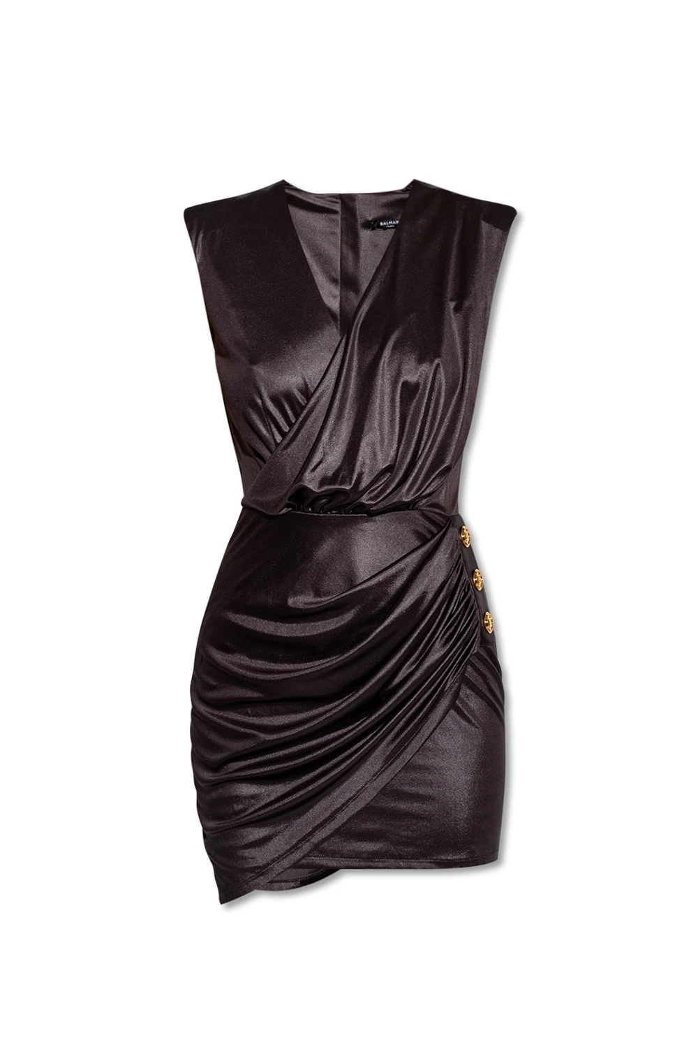 GREY Draped dress