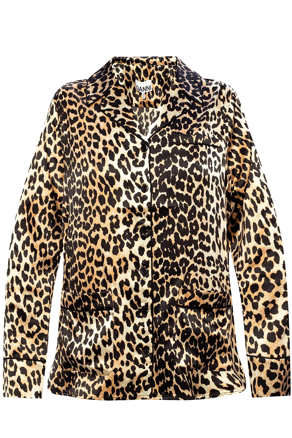 Leopard-printed shirt