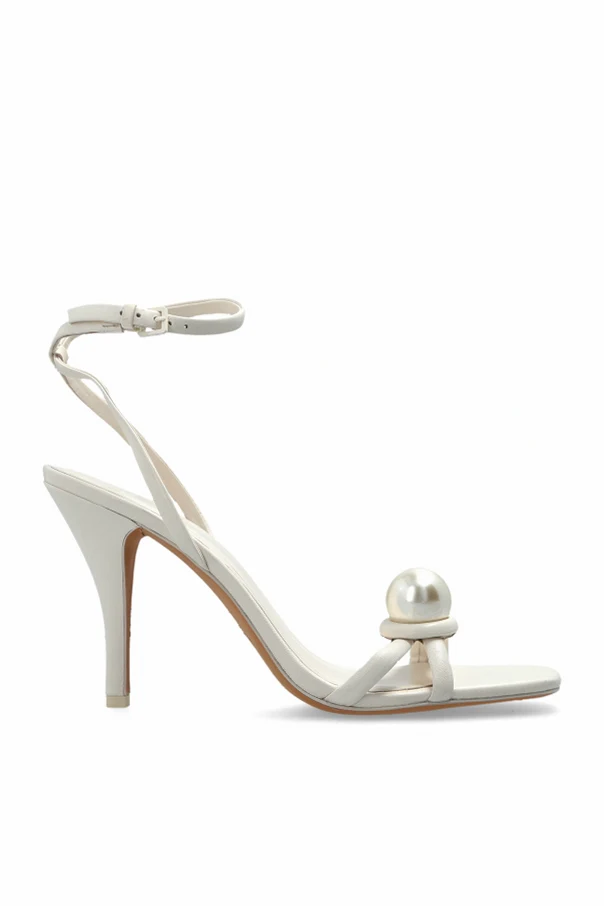 cream Heeled sandals ‘HRMY HGH’